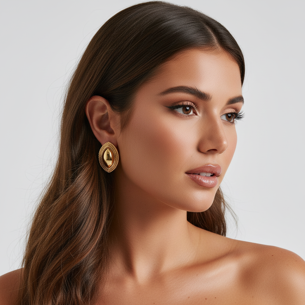 Azra Earrings - Gold