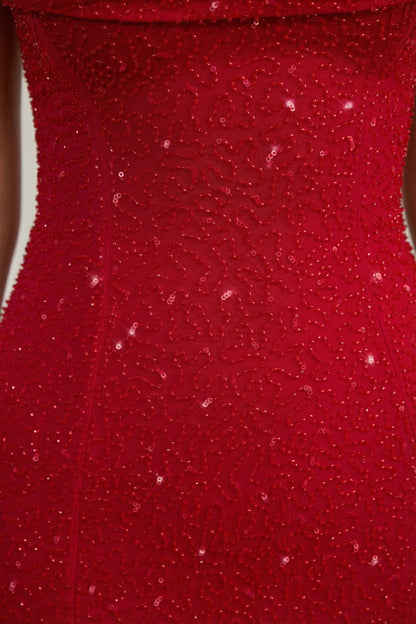 Cherry Glow Mini Dress